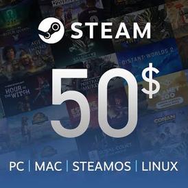 Steam Gift Card 50 USD (USA)