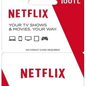 Netflix Gift Card 100 TL (Turkey)