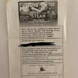Carte cadeau Steam