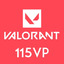 Valorant 115 VP Turkey TRY (TL) Stockable