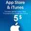 itunes gift card usa 5 usd