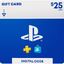 PlayStation Gift Card 25$ USD (Stockable)