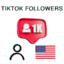 1K TikTok followers USA