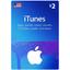 ITunes Gift Card 2 USD (USA Version)