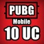 PUBG Mobile 10 UC Global  Code / Epin