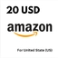 Amazon US 20 USD Storable Card