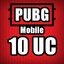PUBG Mobile 10 UC Global  Code / Epin