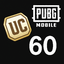 PUBG MOBILE  60 UC [ GLOBAL CODE ]