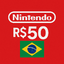 BRL-Nintendo eShop Gift Card 50 BRL