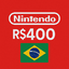 BRL-Nintendo eShop R$400 Gift Card 400 BRL