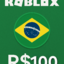 Roblox Gift Card Brazil 100 BRL | R$100