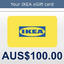 Ikea gift card from Australia