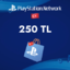 PlayStation TR Network PSN 250 TL TRY