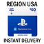 🇺🇸$50.00 PSN GIFT CARD - INSTANT DELIVERY