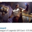 League of Legends Gift Card—575 RP