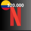 NETFLIX GIFT CARD 20000 COP COLOMBIA