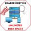 Shared Hosting Unlimited Disk Space (1 year)