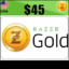 Razer Gold PIN (USA) - $45.00 USD