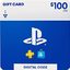 PlayStation Network PSN 100USA (Stockable)