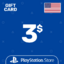 PlayStation Network 3 USD (USA) Stockable