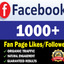 1000 Facebook Page Like+Follower