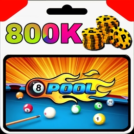 8 Ball Pool 800K Coins (LOGIN INFO REQUIRE)