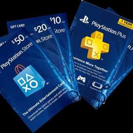 Playstation network gift card 10$US