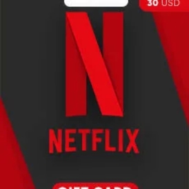 Netflix giftcard Canada $30cad
