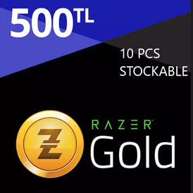 Razer 500 TRY - Razer Gold 500 TL (10 pcs)