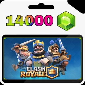 Clash Royale 14000 Gems (LOGIN INFO REQUIRE)