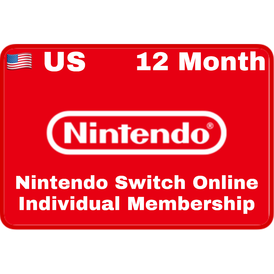 Nintendo Switch Online 12 Month US Individual