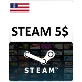 Steam Wallet Gift Card - $5 USD