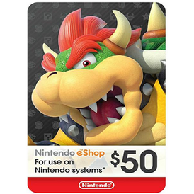 Nintendo eShop Gift Card $ 50