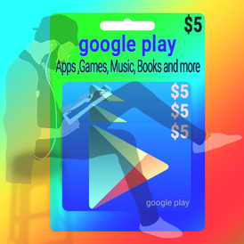 $5 Google Play Gift Card - USA Version