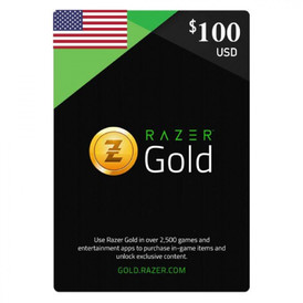Razer Gold 100 USD (USA Version)