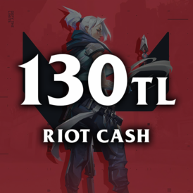 Riot Cash 130 TRY (TL) - Valorant - 600 VP