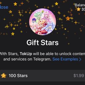 Telegram🚀100⭐Stars🎁Gift