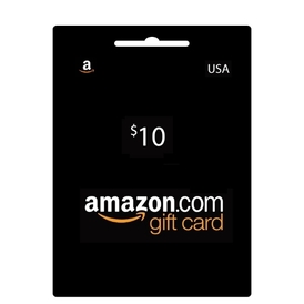 Amazon gift card 10$  version usa