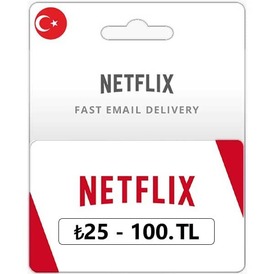 Netflix Gift Card 100 TL (Turkey)