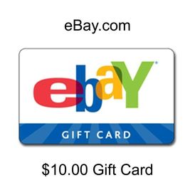 Ebay Gift Card $10 USD  E-Code US Version