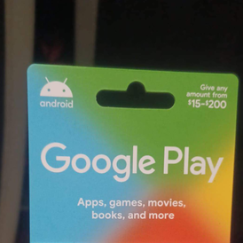 Google Play gift card