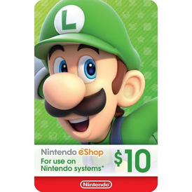 Nintendo eShop 10 USD $10 Gift Card 10$ USA