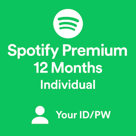 12-Month Spotify Premium (Individual Plan) –