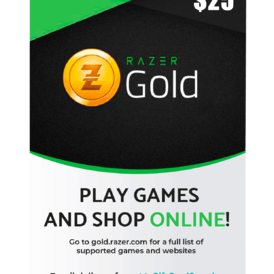 25$ Razer Gold Gift Cards (USA)