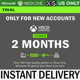2 MONTHS XBOX GAME PASS ULTIMATE (US) - TRIAL