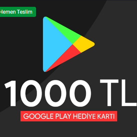 1000 TRY Google Play Gift Card Turkey