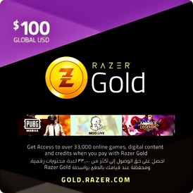 Razer Gold PIN Global 100$ Instant