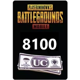 PUBG 8100 UC (Global) Player ID Required