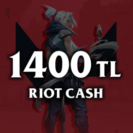 Riot Cash 1400 TRY (TL) - Valorant - 7300 VP