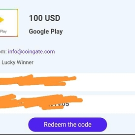 Gift Card Google Play USA 100 UAD